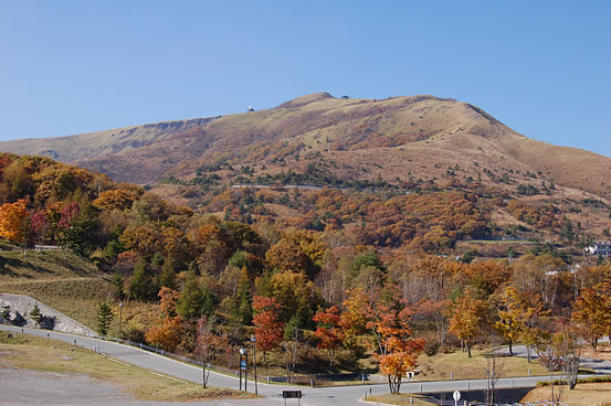 車山高原風景秋